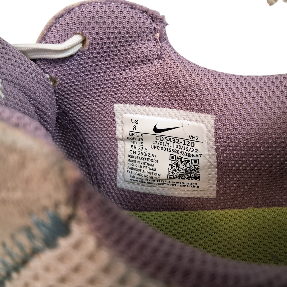 Nike Air Max Women’s Size 8 Pastel Multi Suede Mesh Sneakers - Picture 5 of 8